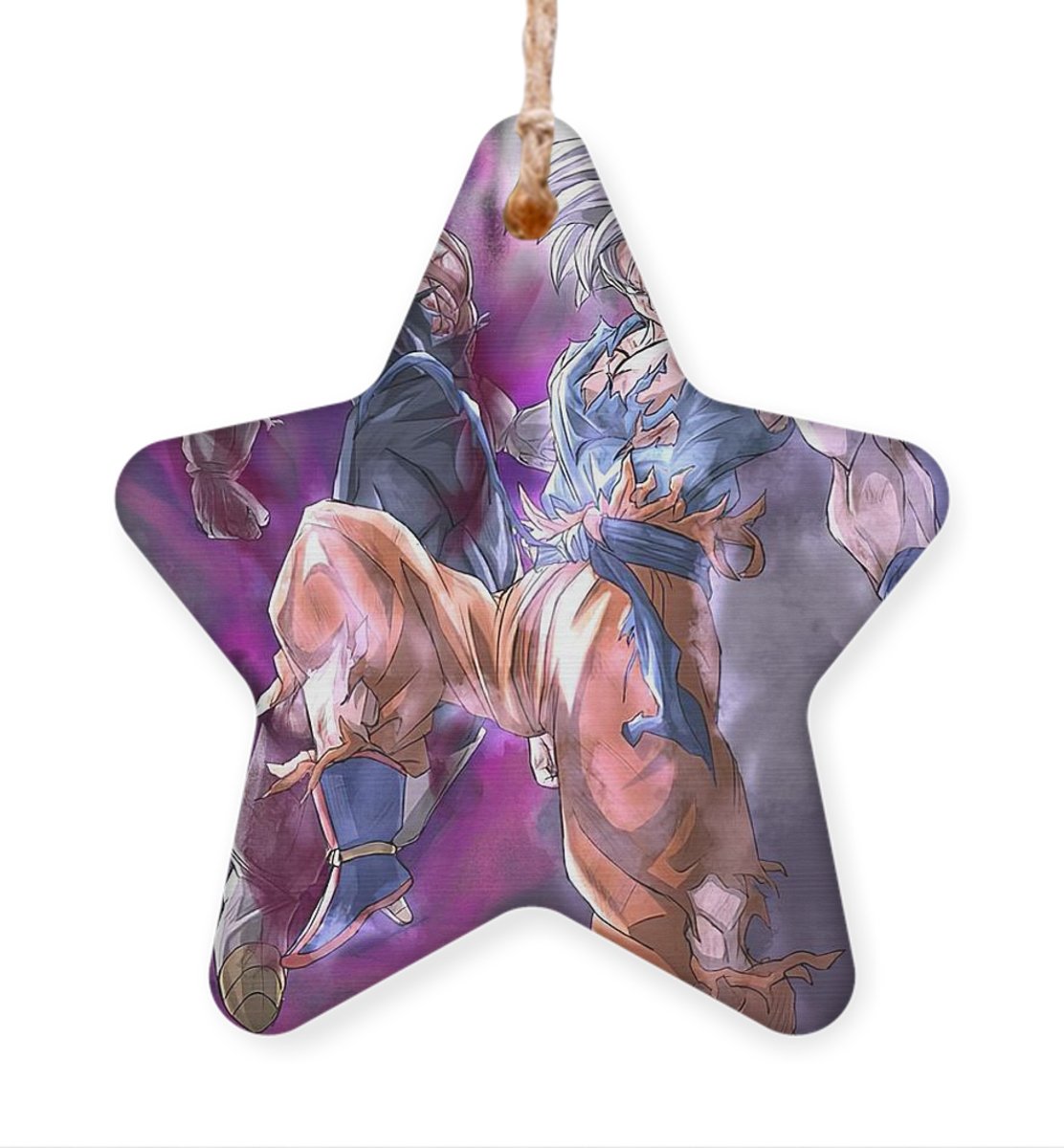 Ultra Instinct Goku vs Ultra Ego Vegeta Ornament